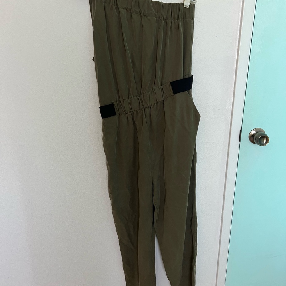 Olive Green Women's Jumpsuit